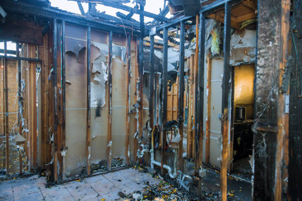 Professional Fire Board Up technician working in Cleveland, WI